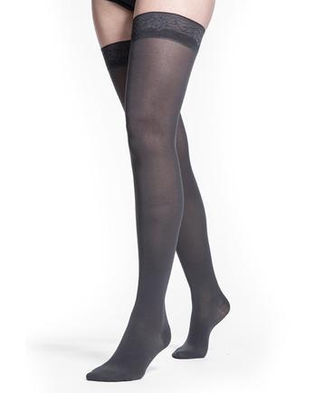 Sigvaris 841N Soft Opaque Thigh-Highs (15-20 mmHg)