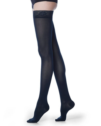 Sigvaris 841N Soft Opaque Thigh-Highs (15-20 mmHg)