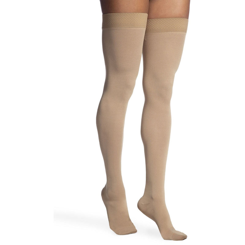 Sigvaris 863N Women's Essential Opaque Thigh-Highs (30-40 mmHg)