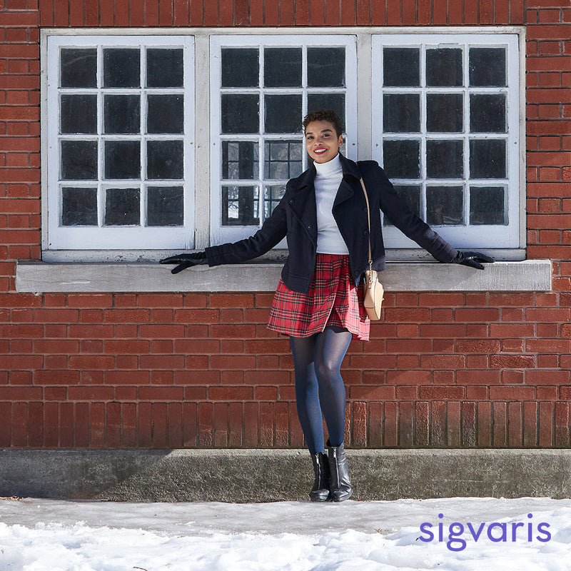 Sigvaris Soft Opaque Thigh-High Stockings