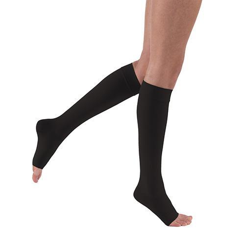 Jobst Relief Open-Toe Knee-Highs w/ Silicone Border (30-40 mmHg)