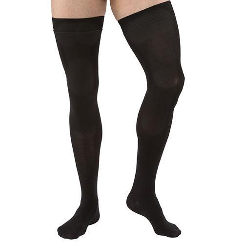 Jobst Ultrasheer Open-Toe Thigh-Highs w/ Silicone Dotted Border