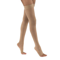 Jobst Ultrasheer Open-Toe Thigh-Highs w/ Silicone Dotted Border (15-20 mmHg)