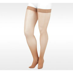 Juzo Naturally Sheer Thigh-High Stockings w/ Silicone Border (20-30 mmHg)
