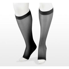 Juzo Naturally Sheer Open-Toe Knee-High Stockings (15-20 mmHg)
