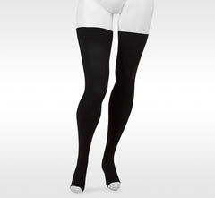 Juzo Move Open-Toe Thigh-Highs w/ Silicone Border (20-30 mmHg)