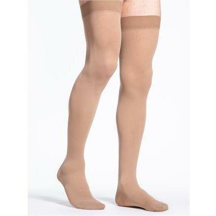 Sigvaris 503N No-Grip Natural Rubber Thigh-Highs (30-40 mmHg)