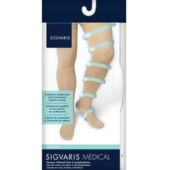 Sigvaris 554N Secure Open-Toe Thigh-Highs w/ Silicone Border (40-50 mmHg)