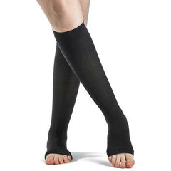Sigvaris 843C Soft Opaque Open-Toe Knee-High Stockings (30-40 mmHg)