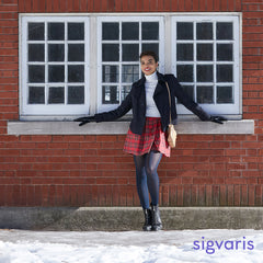 Sigvaris 843N Soft Opaque Thigh-Highs (30-40 mmHg)