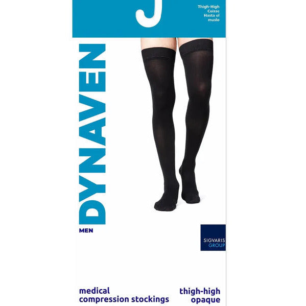 Sigvaris 973N Men's Dynaven Thigh-Highs (30-40 mmHg)