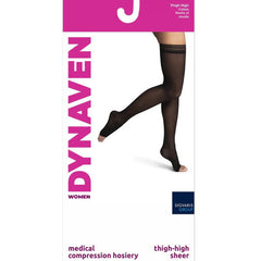 Sigvaris 982N Dynaven Sheer Open-Toe Thigh-Highs (20-30 mmHg)