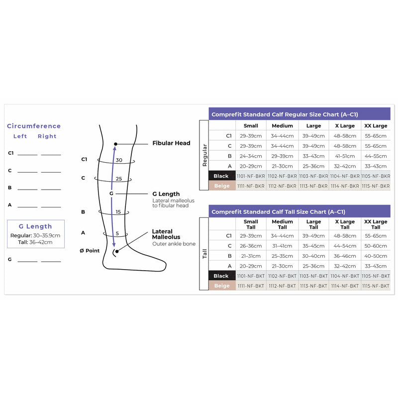 Sigvaris CompreFit Standard Calf Wrap