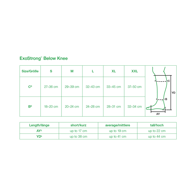 Solaris ExoStrong Open-Toe Knee-High Stocking (20-30 mmHg)