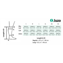 Juzo Max Calf Compression Wrap (Full Foot - 30-60 mmHg)