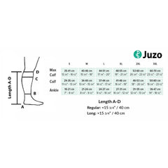 Juzo Calf Compression Wrap - Slip On (Full Foot - 30-60 mmHg)