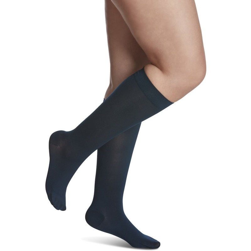 Sigvaris 842C Women's Soft Opaque Knee-Highs (20-30 mmHg)