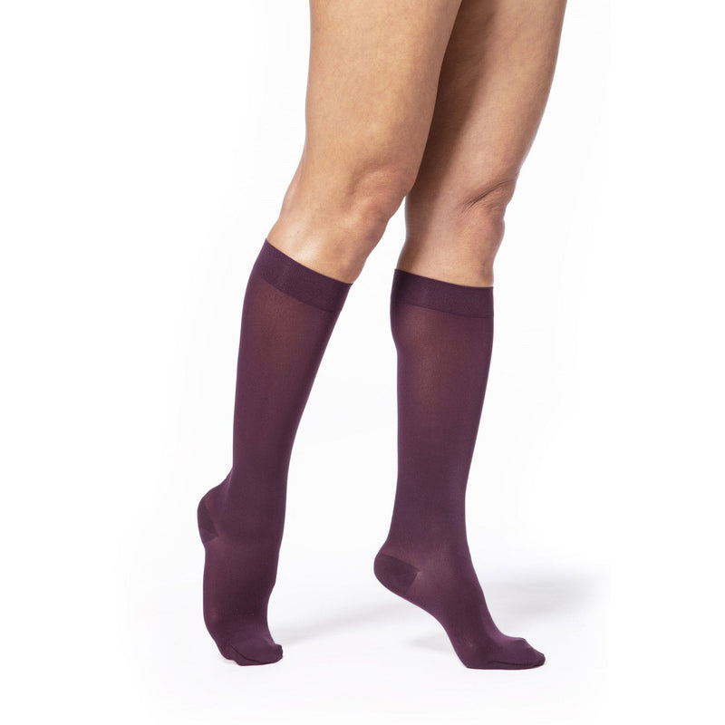 Sigvaris 842C Women's Soft Opaque Knee-Highs (20-30 mmHg)