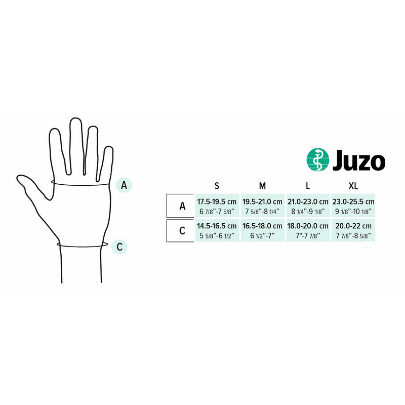 Juzo Soft 2001AC Seamless Gauntlet (20-30 mmHg)