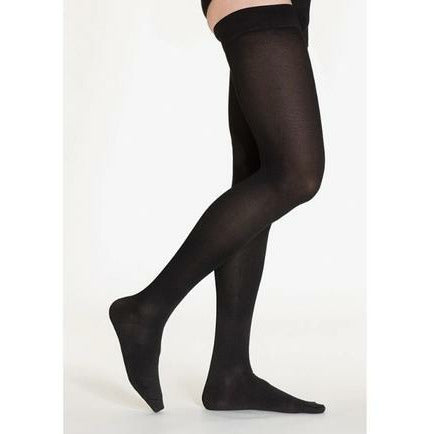 Sigvaris 232N Women's Essential Cotton Thigh-High Socks (20-30 mmHg)