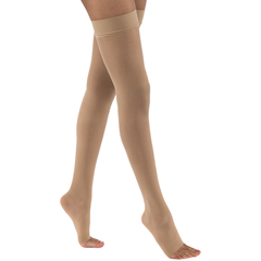 Jobst Ultrasheer Open-Toe Thigh-Highs w/ Silicone Dotted Border (30-40 mmHg)