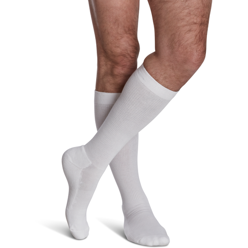Sigvaris 362C Men's Cushioned Cotton Knee-High Socks (20-30 mmHg)
