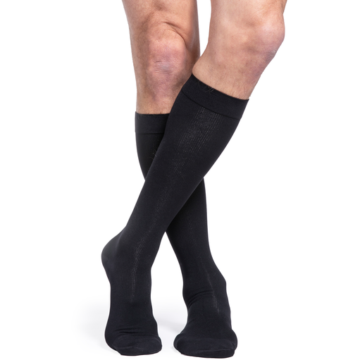 Sigvaris 232C Men's Essential Cotton Knee-High Socks (20-30 mmHg)