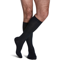 Sigvaris 222C Men's Sea Island Cotton Knee-High Socks (20-30 mmHg)