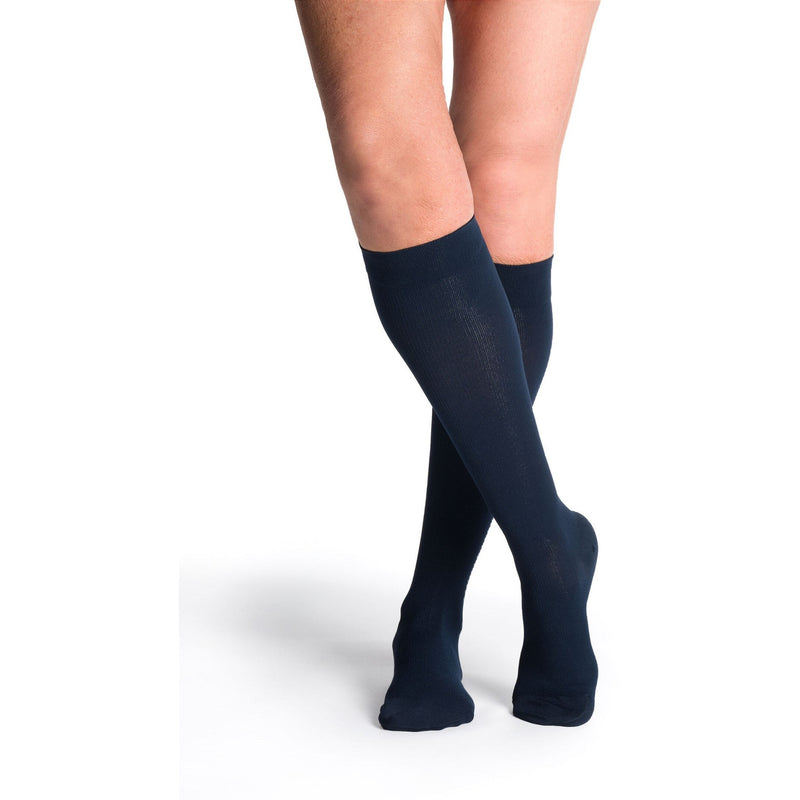 Sigvaris 233C Women's Essential Cotton Knee-High Socks (30-40 mmHg)